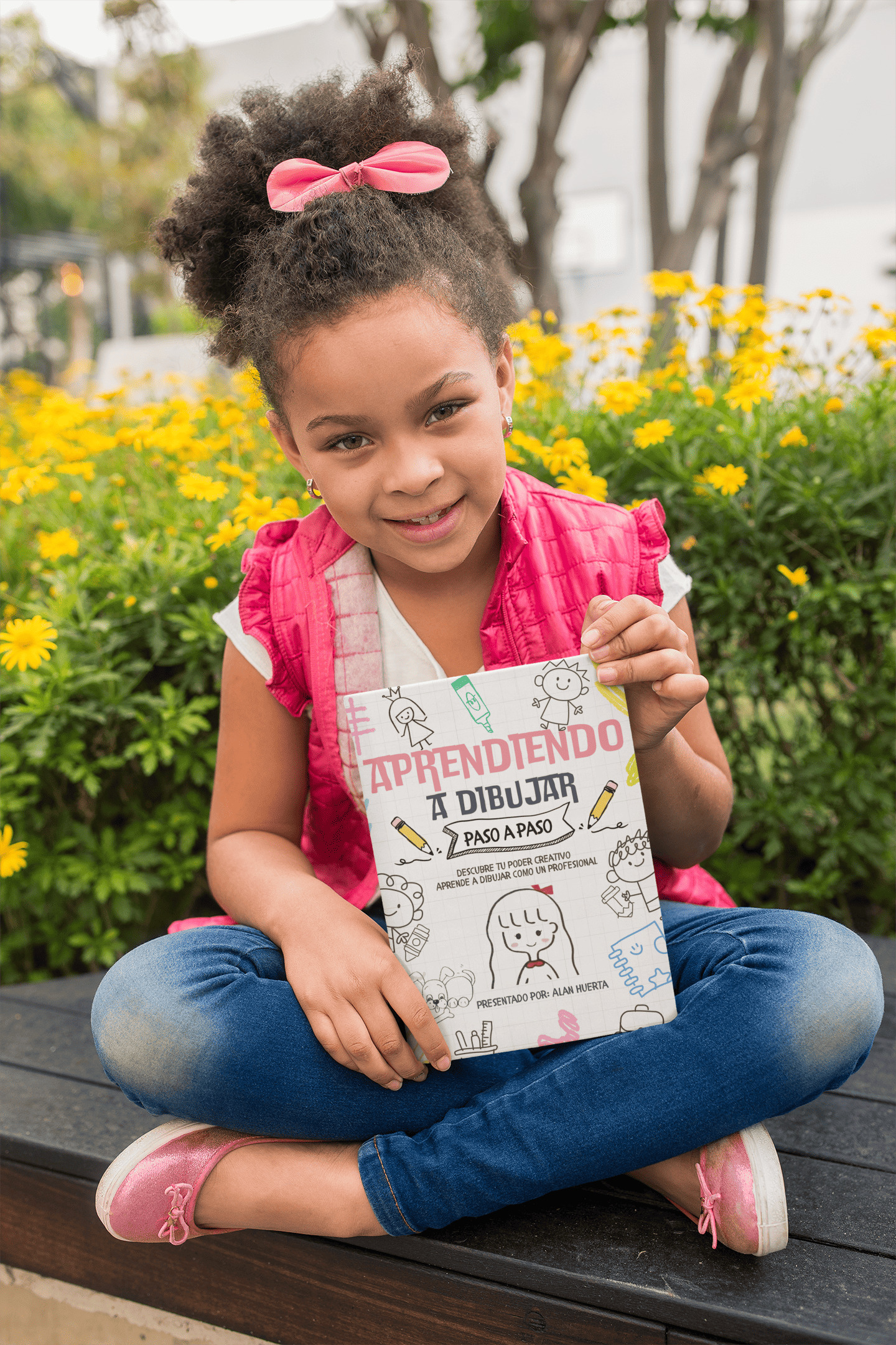 book-mockup-of-a-beautiful-girl-with-a-bow-on-her-head-23712